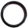 Kiotos Cockring en aluminium Circle 15mm Noir